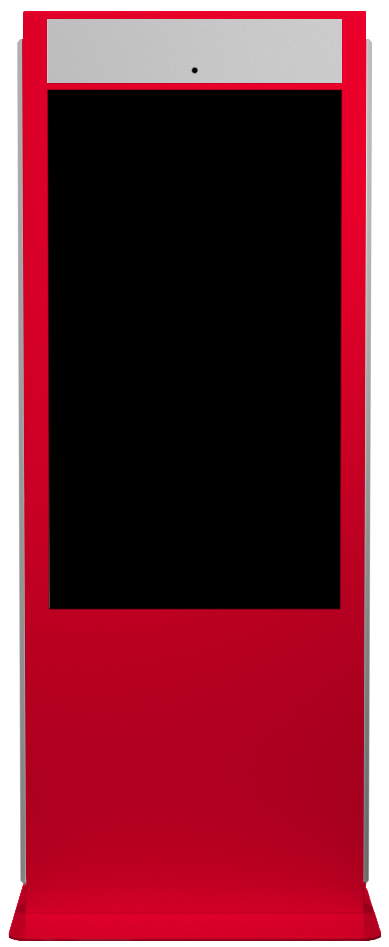 streamline red kiosk
