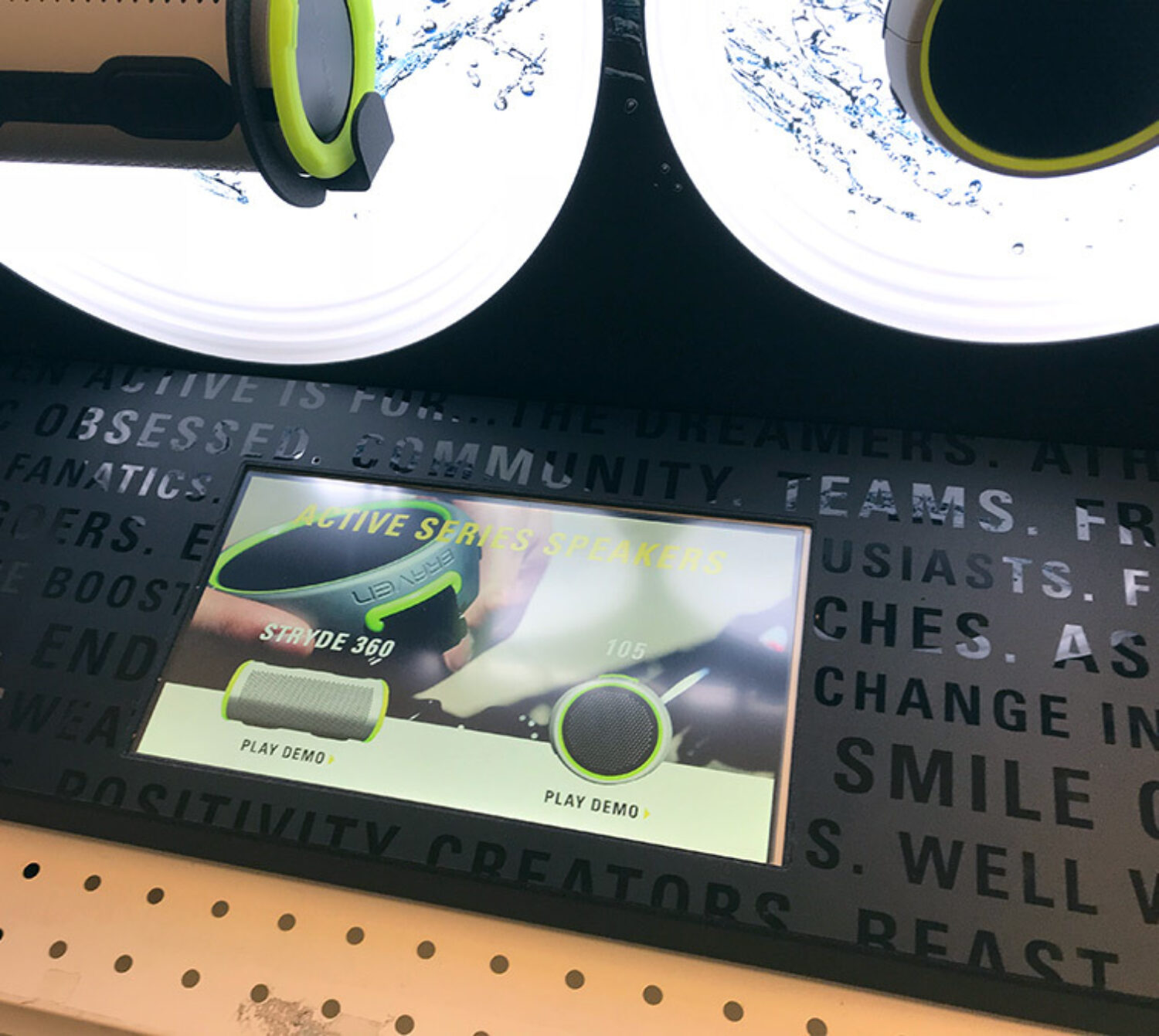 interactivity on a retail display