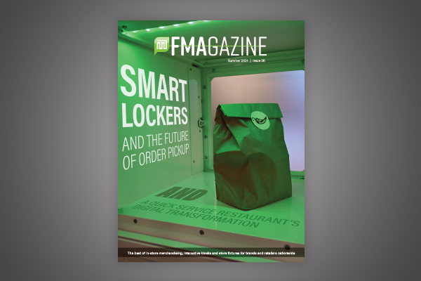Smart lockers and order pick up magazine
