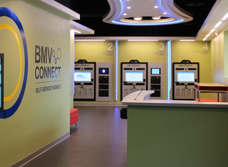 wall kiosks at bmv connect