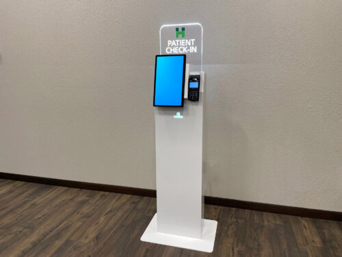 example of a patient check-in kiosk