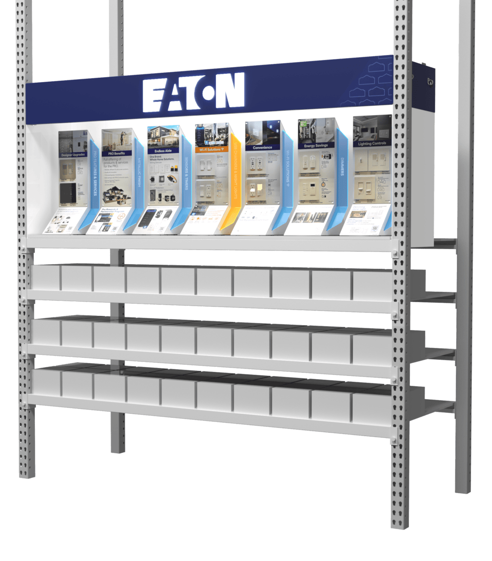 Eaton Shelf Display in Lowe's Home Improvement Stores