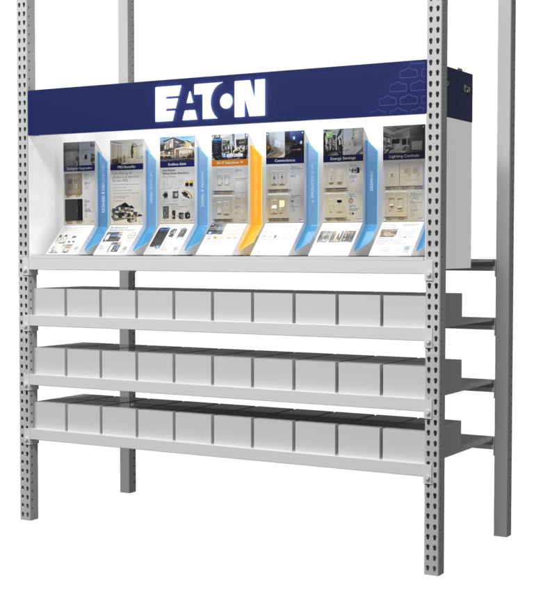 Eaton Shelf Display in Lowe's Home Improvement Stores