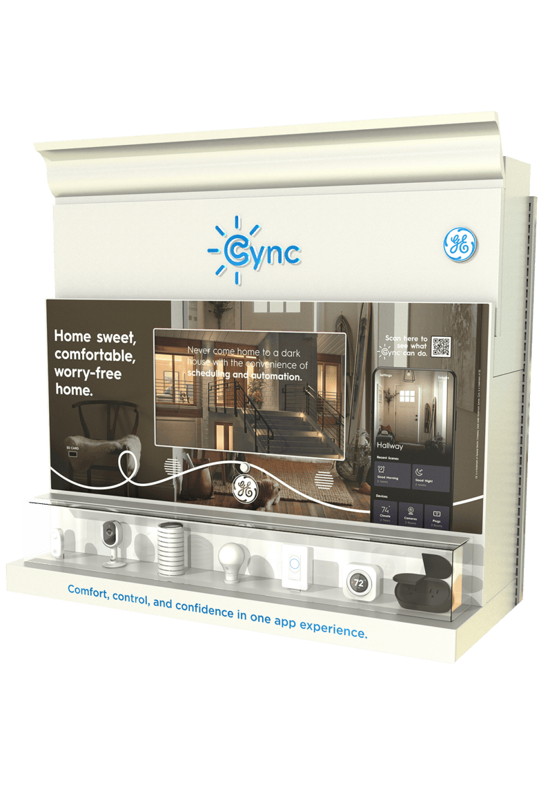 GE Lighting, a Savant Company Inline Lightbulb Display