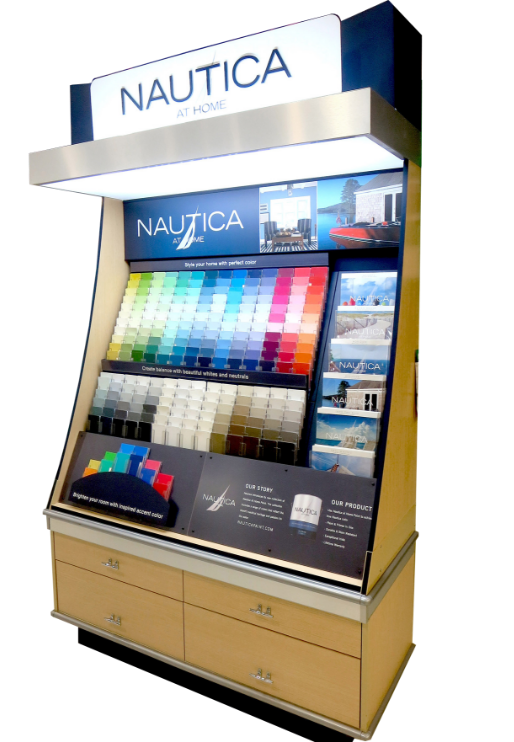 Branded Endcap Display for for retail